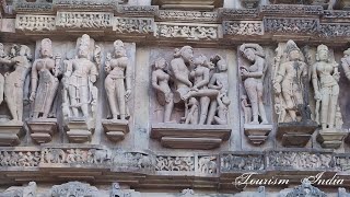 sculptures in khajuraho templesartartworkhistorical places in Indiaheart tourism India [upl. by Hall461]