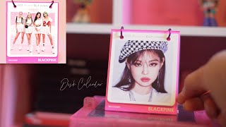 Unboxing Blackpink Desk Calendar  Kpop Music Town Buena Park CA [upl. by Molton666]