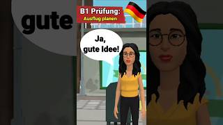 B1 mündliche Prüfung Deutsch  Gemeinsam etwas planenDialog sprechen B1 [upl. by Zebe]