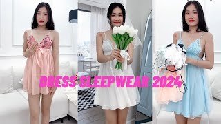 Women nightwear  Color Sleepwear Lookbook  Summer Fashion 2024 [upl. by Seafowl]