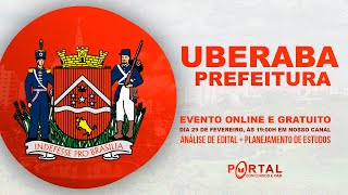 CONCURSO PREFEITURA DE UBERABA ANÁLISE DE EDITAL  PLANEJAMENTO DE ESTUDOS [upl. by Enrica]