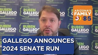 Rep Gallego announces run for Sen Sinemas seat in 2024 [upl. by Muna]