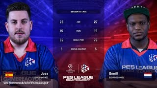 PES 2017  PESLEAGUE  FINAL  Road to Cardiff EU Season 1 Regional Finals [upl. by Sarat]