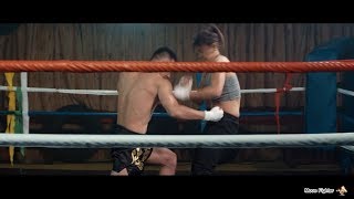 Male vs Female boxing mixed fight scene Part 1 Man won [upl. by Eiznikcm]