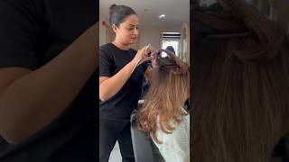 Medium length hair cut 💇‍♀️  Extra volume  misbah addy trending cut [upl. by Yerak398]