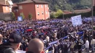 Funerali di Andrea Toninelli Ultras Bresciano a Lumezzane BS [upl. by Inatsed]