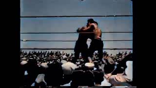 VERY RARE Max Baer vs Paulino Uzcudun 471931  in FULL COLOR [upl. by Stevenson]