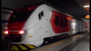 Malpensa express in partenza dalla stazione di Malpensa Aeroporto T2 [upl. by Chloette]