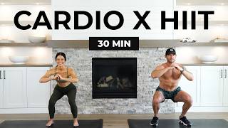 30 Min Cardio HIIT Workout  Full Body No Equipment No Repeats [upl. by Ahcrop]