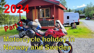 Motorcycle holiday in Norway and Sweden 2024  Part 2 [upl. by Vernen]