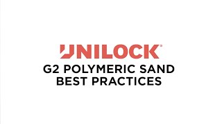 G2 Polymeric Sand Best Practices [upl. by Bunnie560]