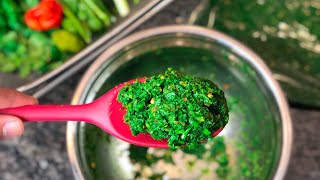 How to Make Trinidad Green Seasoning [upl. by Hugibert]