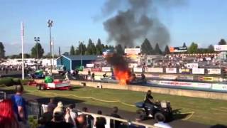 Man burns to Death in race car [upl. by Bander575]