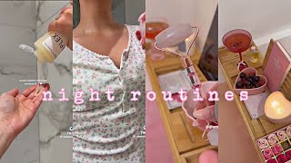 aesthetic night routines tiktok compilation to relax you🧸✨ [upl. by Eteragram]