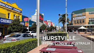 SYDNEY Australia  Hurstville 4K 2021  NSW  Walking Tour Video [upl. by Culbertson]