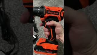 Cordless Drill Driver Bravolu 21V 35Nm Lithium Lon Electric Combi Drill Very nice cordless drill [upl. by Lupe]