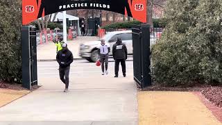 Ja’Marr Chase arrives at Bengals practice Thursday in uniform ready to go [upl. by Atik319]