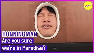 RUNNINGMAN Are you sure were in Paradise ENGSUB [upl. by Leirua]