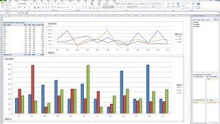 MS Excel  Pivot Table and Chart for Yearly Monthly Summary [upl. by Atnoled]