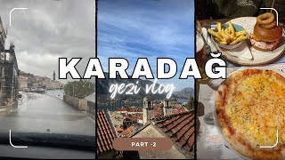 KARADAĞDA 2 GÜN  Kotora gidiyoruz araç kiralama benzin fiyatları vlog Part 2 🇲🇪 [upl. by Noswad]