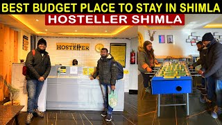 Hosteller Shimla Budget Place for Stay in Shimla for Backpackers  BEST HOSTEL IN SHIMLA [upl. by Nylasej952]