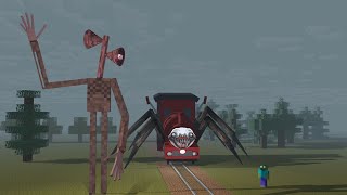 Siren Head meets Choo Choo Charles  Animation [upl. by Neelrahc]