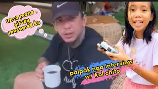 kol chito samontina interview [upl. by Dnana]