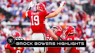 Raiders Select TE Brock Bowers  Highlights  2024 NFL Draft [upl. by Tudela]