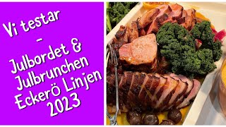 Eckerö Linjen  Julbord och julbrunch 2023 [upl. by Aniuqal614]