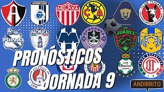 Pronósticos Jornada 9 Liga MX  A2024 [upl. by Haroun]