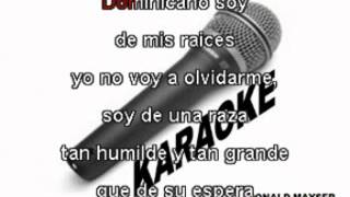 DOMINICANO SOY FERNANDO VILLALONA KARAOKE [upl. by Nueormahc]