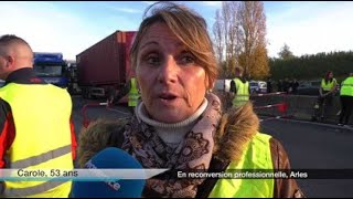 Gilets jaunes  quotÀ Noël on ne sera pas devant notre dindequot [upl. by Yanal232]