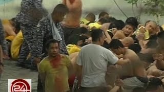 Makati City Jail Inmates na nagnoise barrage hinampas at binomba ng tubig para awatin [upl. by Mychal]