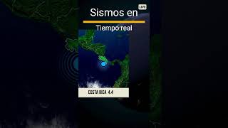 Sismo de Magnitud 44 registrado en Costa Rica [upl. by Nnaitak274]