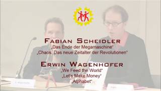 Fabian Scheidler und Erwin Wagenhofer in Wien Chaos Das neue Zeitalter der Revolutionen [upl. by Eniak]