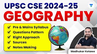 UPSC CSE 202425  Geography  UPSC CSE Hindi  Madhukar Kotawe [upl. by Nalro]