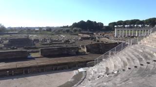 OurTour visit Minturnae Roman ruins at Minturno Italy [upl. by Zilef]