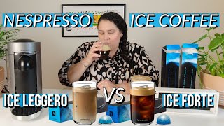 Nespresso Iced Coffee Capsules  Ice Leggero VS Iced Forte  Which One Taste Best [upl. by Ydnic]