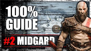 Midgard 100 Completion Guide God of War Ragnarok 100 Walkthrough Part 2 [upl. by Kannan]