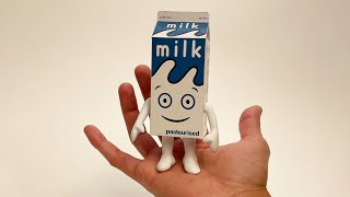 DIY  Cómo hacer el cartón de leche del video de Blur  MILKY Escala 11 [upl. by Eceinal]