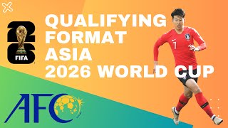 Asia Qualifying NEW Format AFC  FIFA World Cup 2026 [upl. by Gershom143]