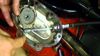 How to Remove the Clutch Cable on a Harley Davidson BigTwin Motorcycle [upl. by Halford]