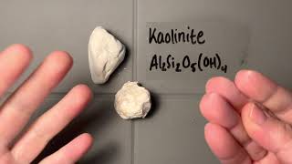 Minerals  Phyllosilicates  Kaolinite [upl. by Mulry]