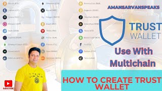 how to create a trust wallet  connect ton wallet in trust wallettrustwallet ton [upl. by Nacim]