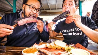 GIANT BEEF RIBS and Brisket  AMERICAN FOOD BBQ at Little Miss BBQ in Phoenix AZ [upl. by Derron369]