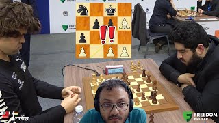 Magnus Carlsen destroys Maghsoodloo in 28 moves  Commentary by Sagar [upl. by Zaccaria]