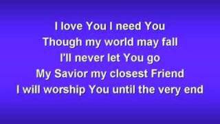 Jesus Lover of My Soul worship video w lyrics [upl. by Bartholemy562]