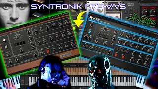 IK Multimedia Syntronik ProV amp VS Synths Based On Sequential Prophet Synthesizers Sound Demo [upl. by Amethyst]