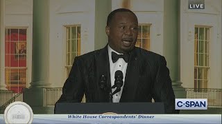 Roy Wood Jr COMPLETE REMARKS at 2023 White House Correspondents Dinner CSPAN [upl. by Maidy]