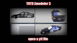 Tuto Zmodeler 3 How to open a ytf file [upl. by Aurel]